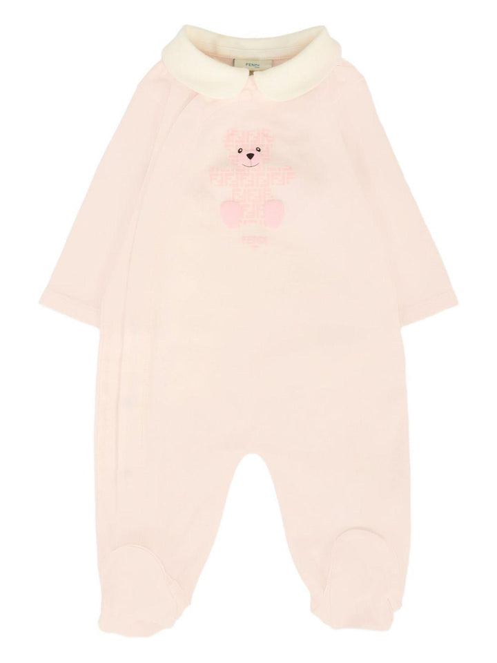 Tutina rosa per neonata BUK141ST8 F0C11 Fendi Kids 