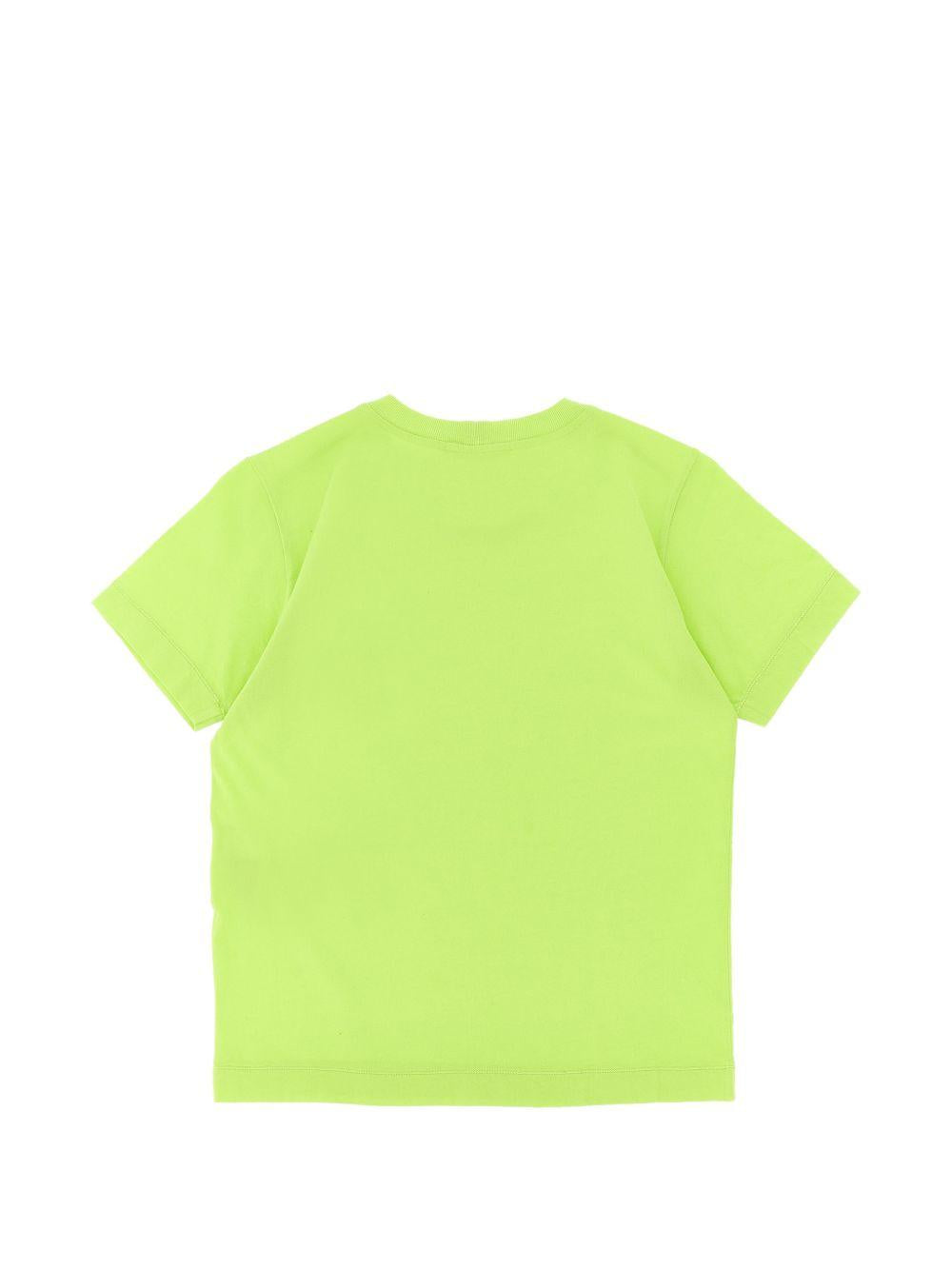T-shirt verde limone per bambino 62100002S0047 V005F Stone Island Kids 