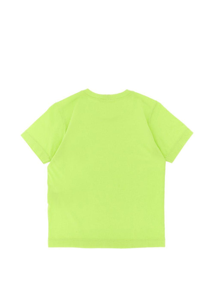 T-shirt verde limone per bambino 62100002S0047 V005F Stone Island Kids 