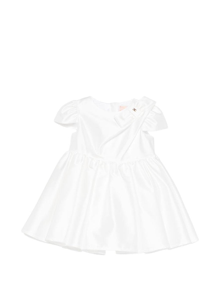 Abito bianco per neonata EGAB2320TV032 0004 Elisabetta Franchi Kids 