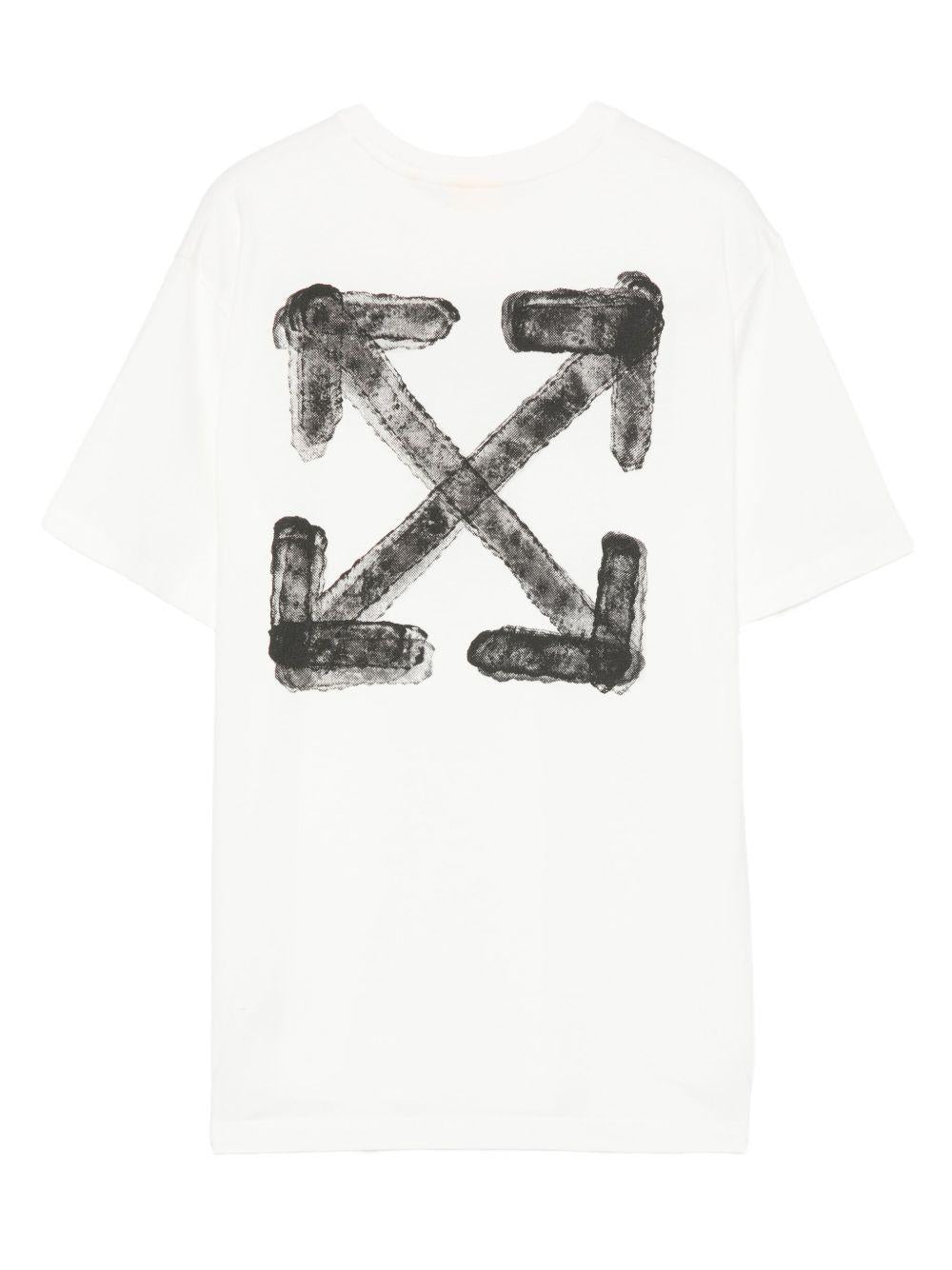 T-shirt bianco per bambino OBAA002F25JER003 0110 Off White Kids 