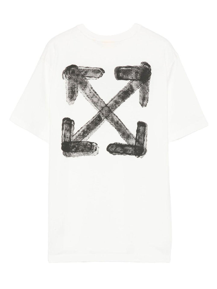 T-shirt bianco per bambino OBAA002F25JER003 0110 Off White Kids 