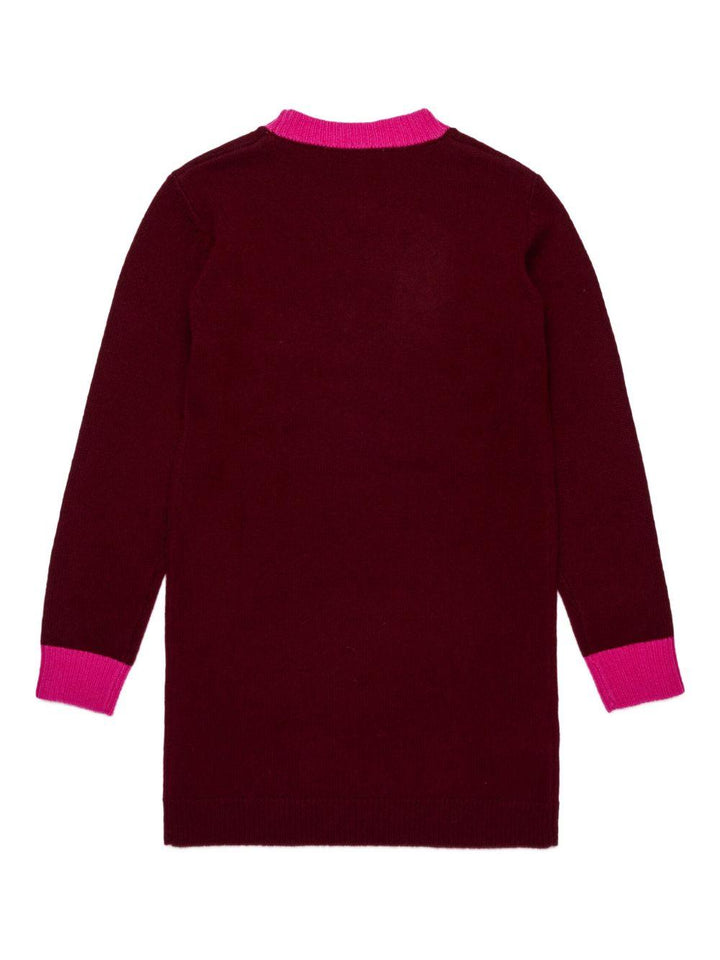 Abito bordeaux per bambina