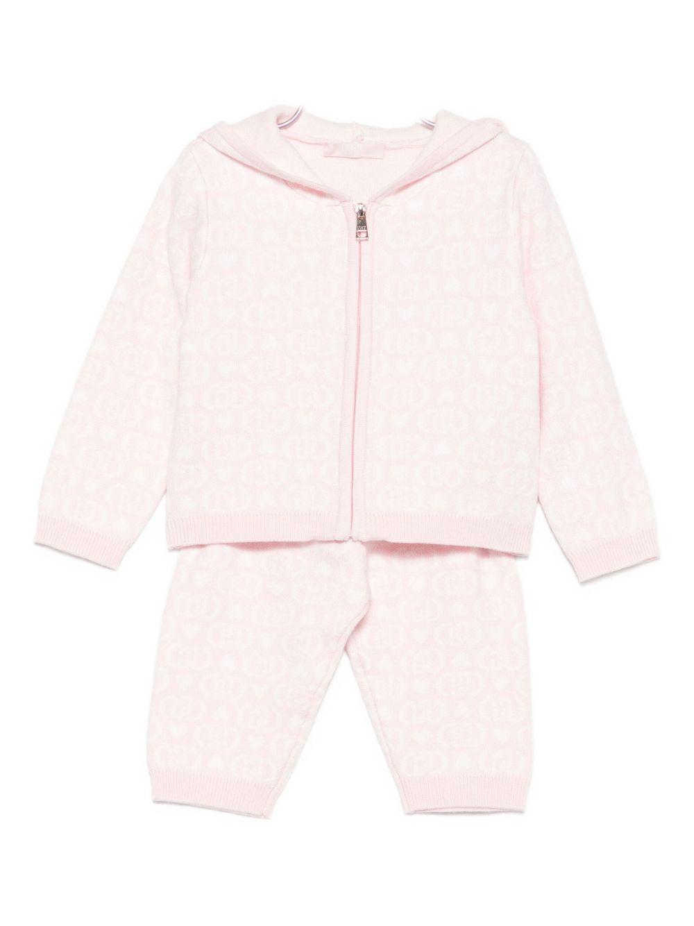 Completo sportivo rosa per neonata HF5081MA07E D6474 Liu Jo 