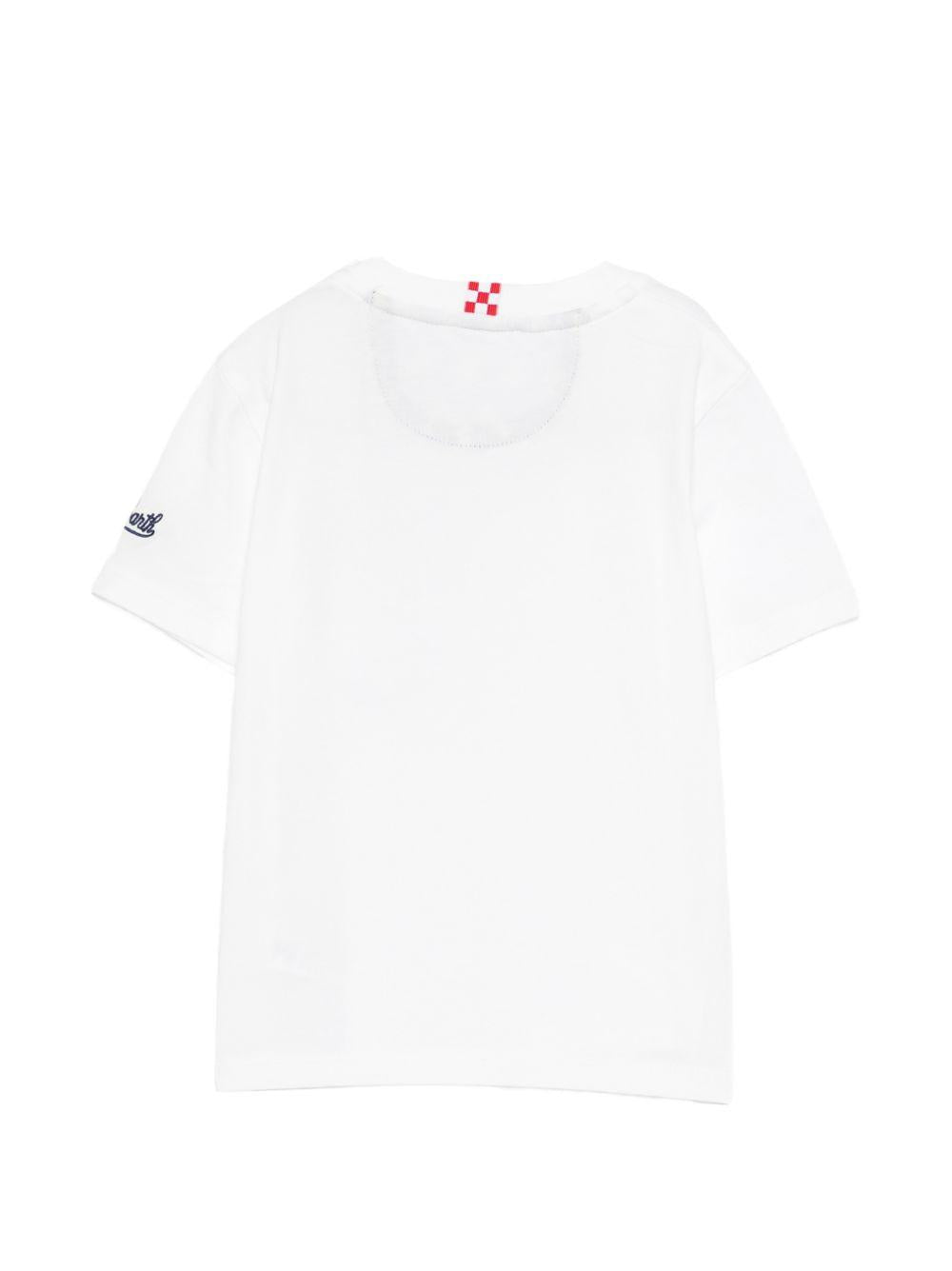 T-shirt bianca per bambino KEA0001 03568L MC2 Saint Barth Kids 