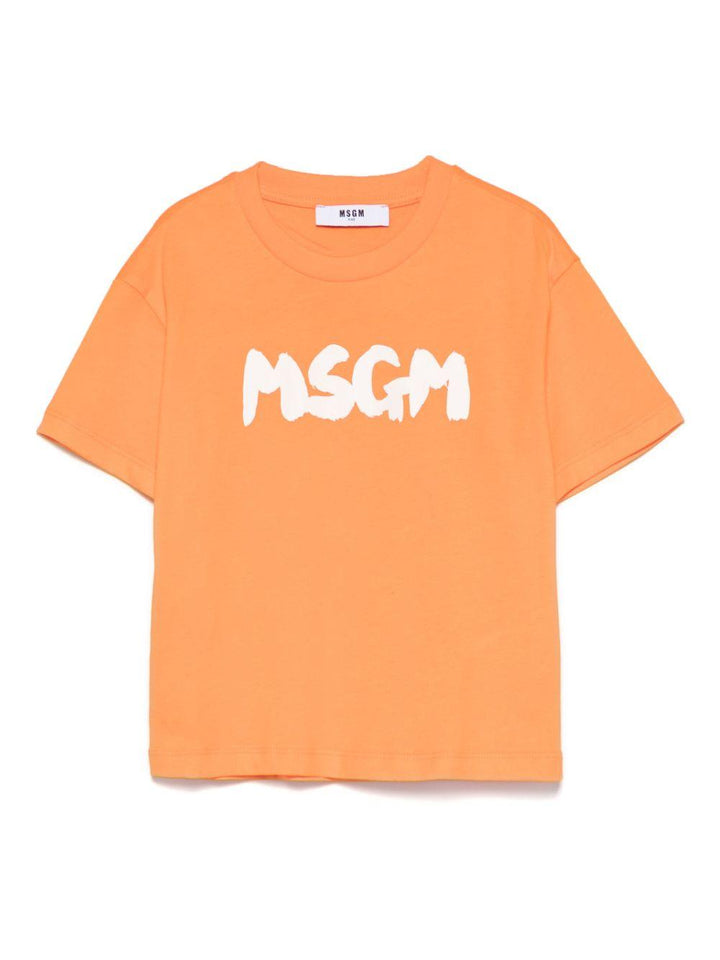 T-shirt arancione per bambino
