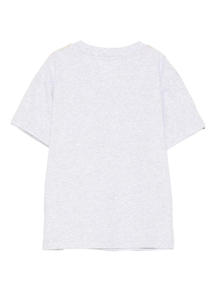 T-shirt bianca per bambino PBAA011F25JER001 0810 Palm Angels Kids 