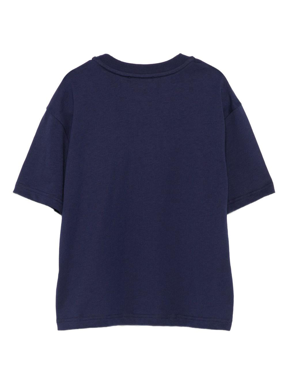 T-shirt blu per bambino N30280 868 Lanvin Enfant 