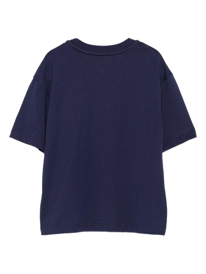 T-shirt blu per bambino N30280 868 Lanvin Enfant 