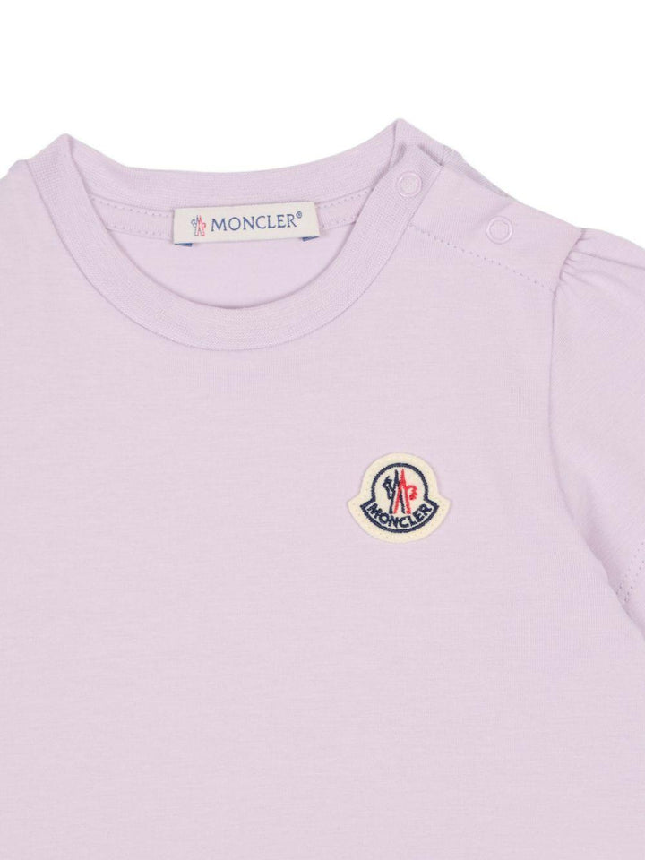 Abito viola chiaro per neonata 9518I0000489AUM 509 Moncler Kids 