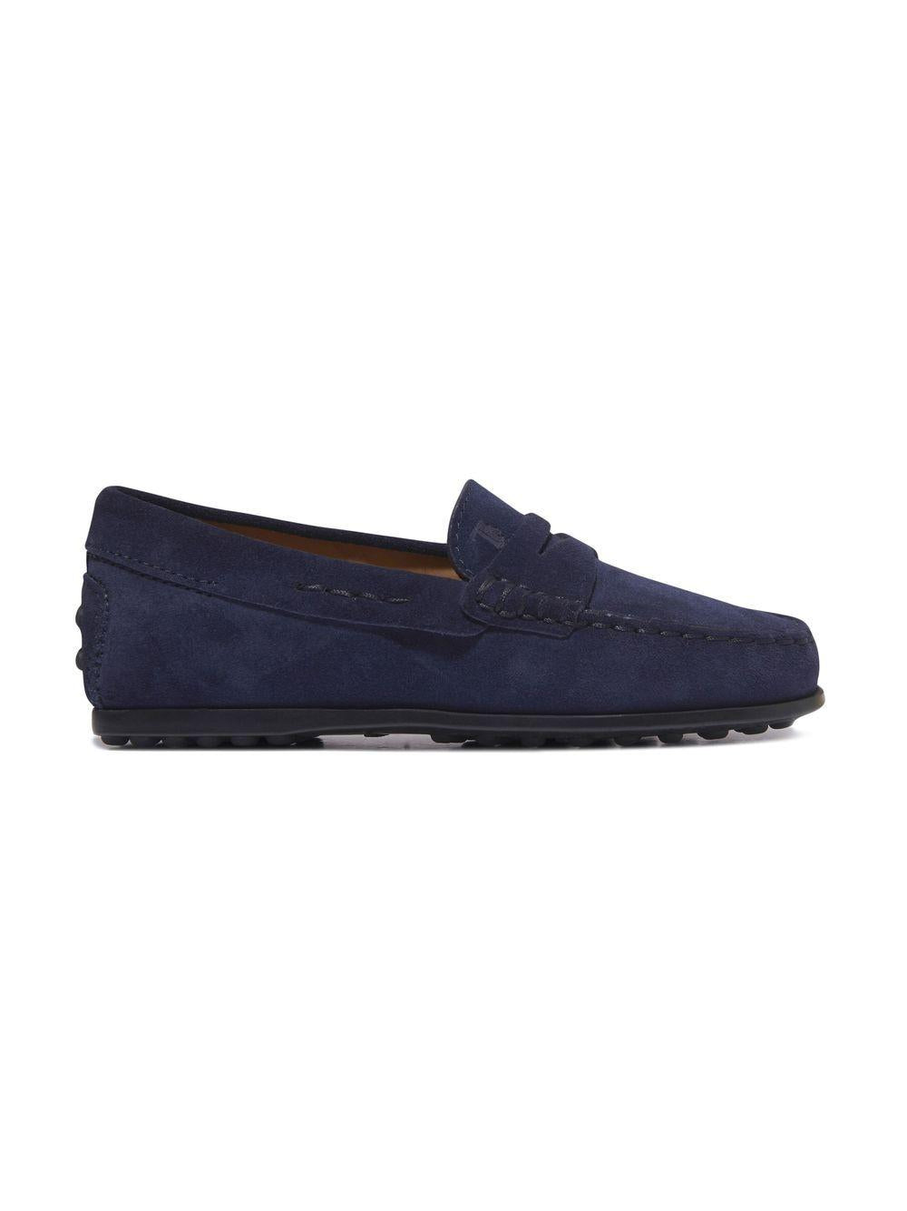 Mocassini blu scuro per bambino UXC0LR00010RE0 U824 Tod's Kids 