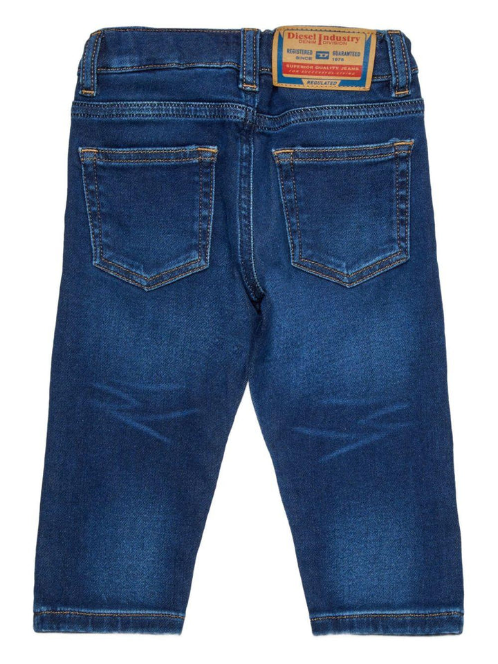 Jeans blu navy per neonato