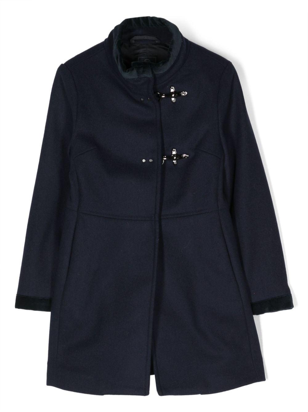 Cappotto blu notte per bambina