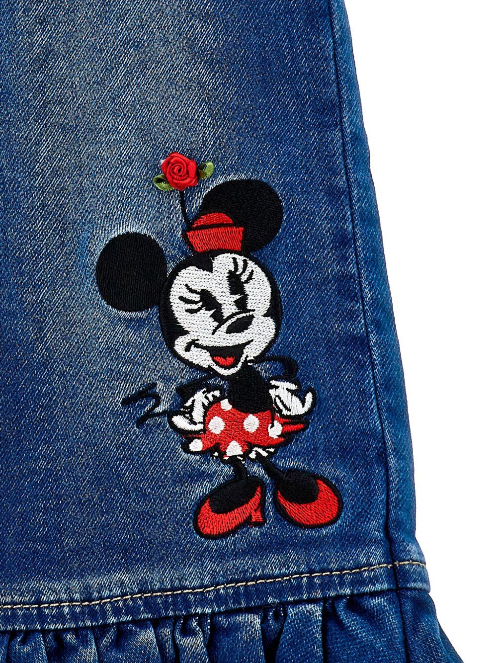 Jeans blu scuro per bambina 19F417NP6043 0055 Monnalisa Kids 