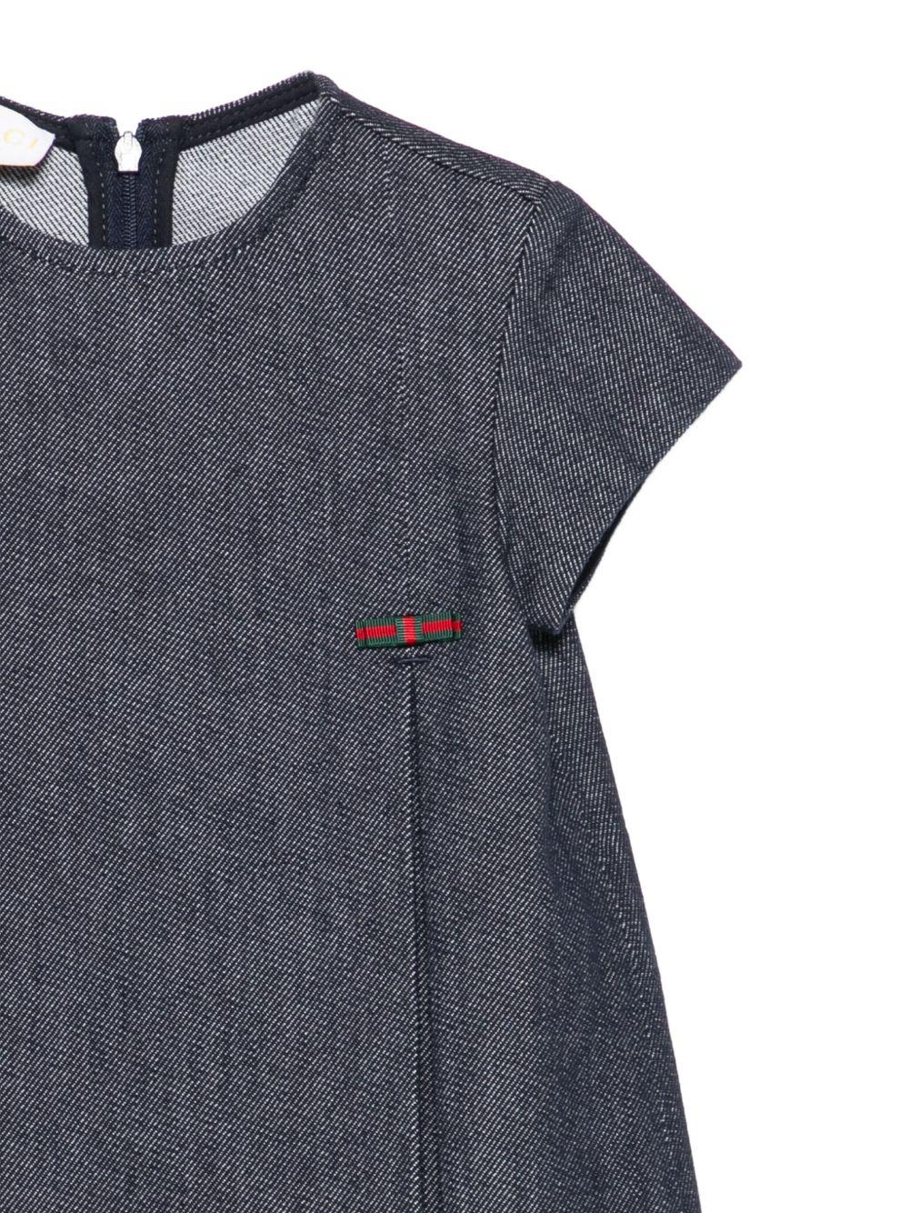 Abito blu scuro per neonata 840353XDDCN 4759 Gucci Kids 