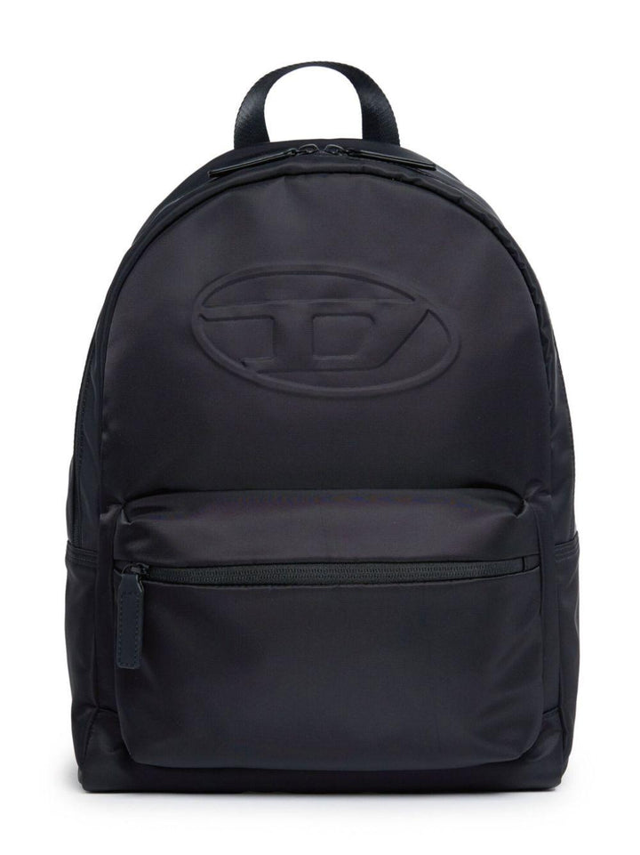 Black backpack with logo for children