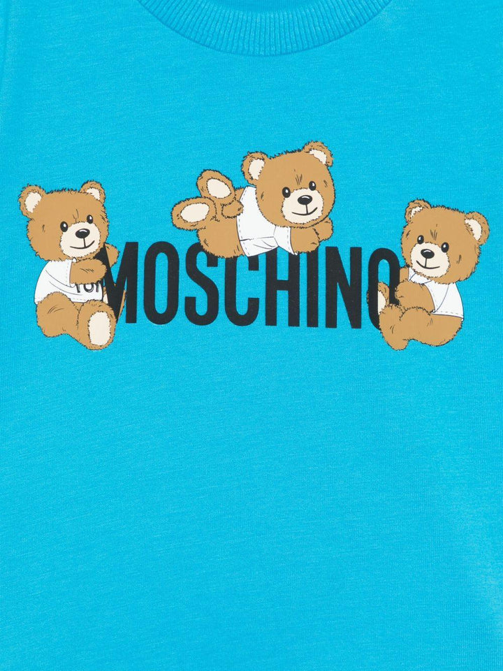 T-shirt azzurra per neonato