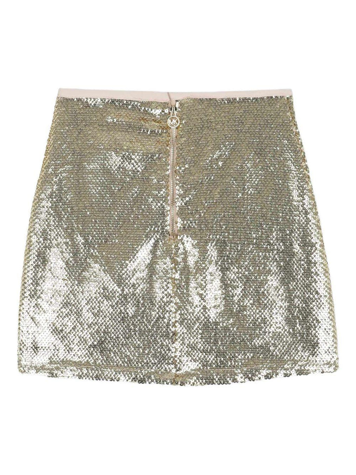 Gonna dorata per bambina R30450 Z99 Michael Kors Kids 