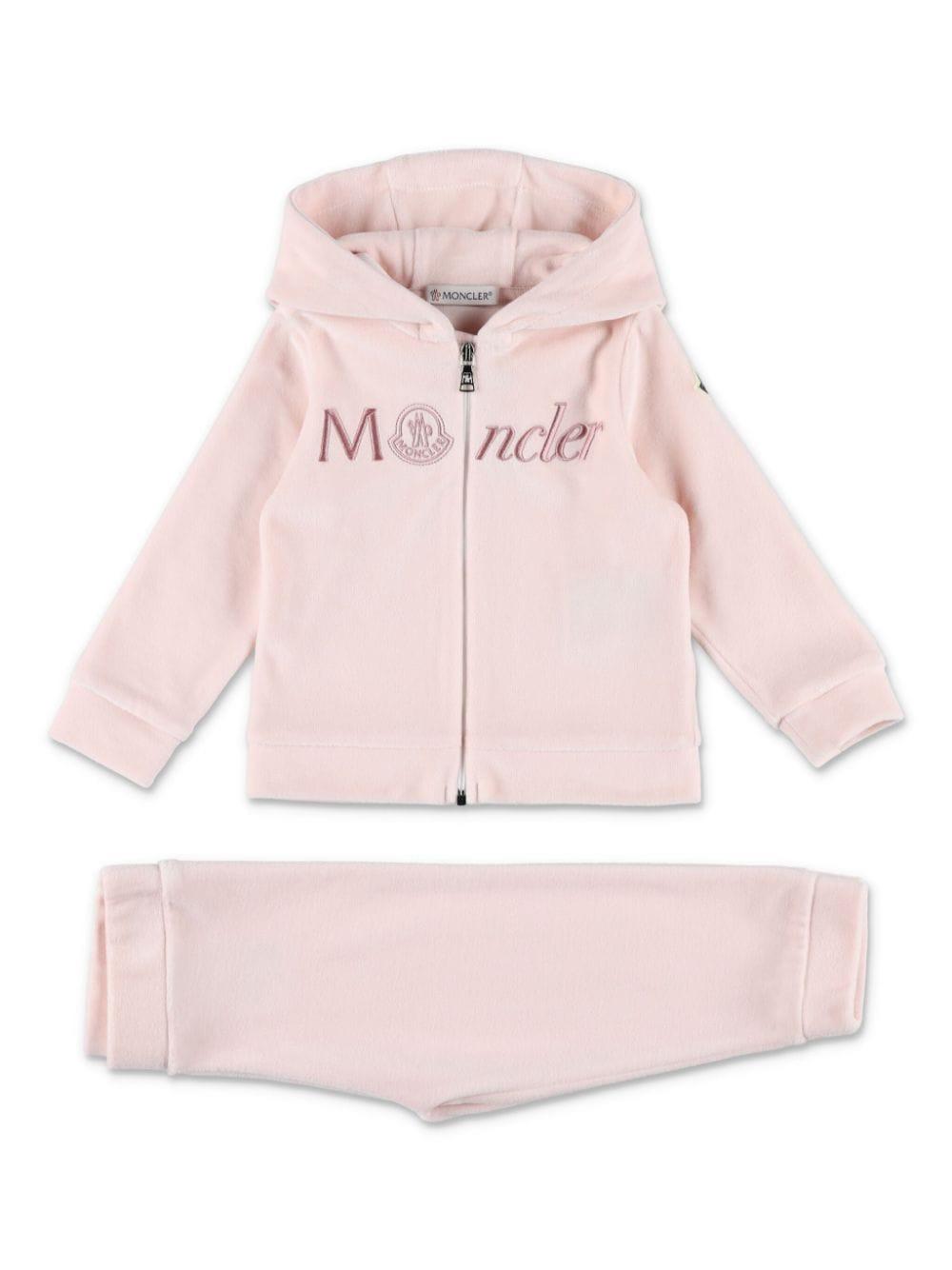 Completo sportivo per neonata con logo