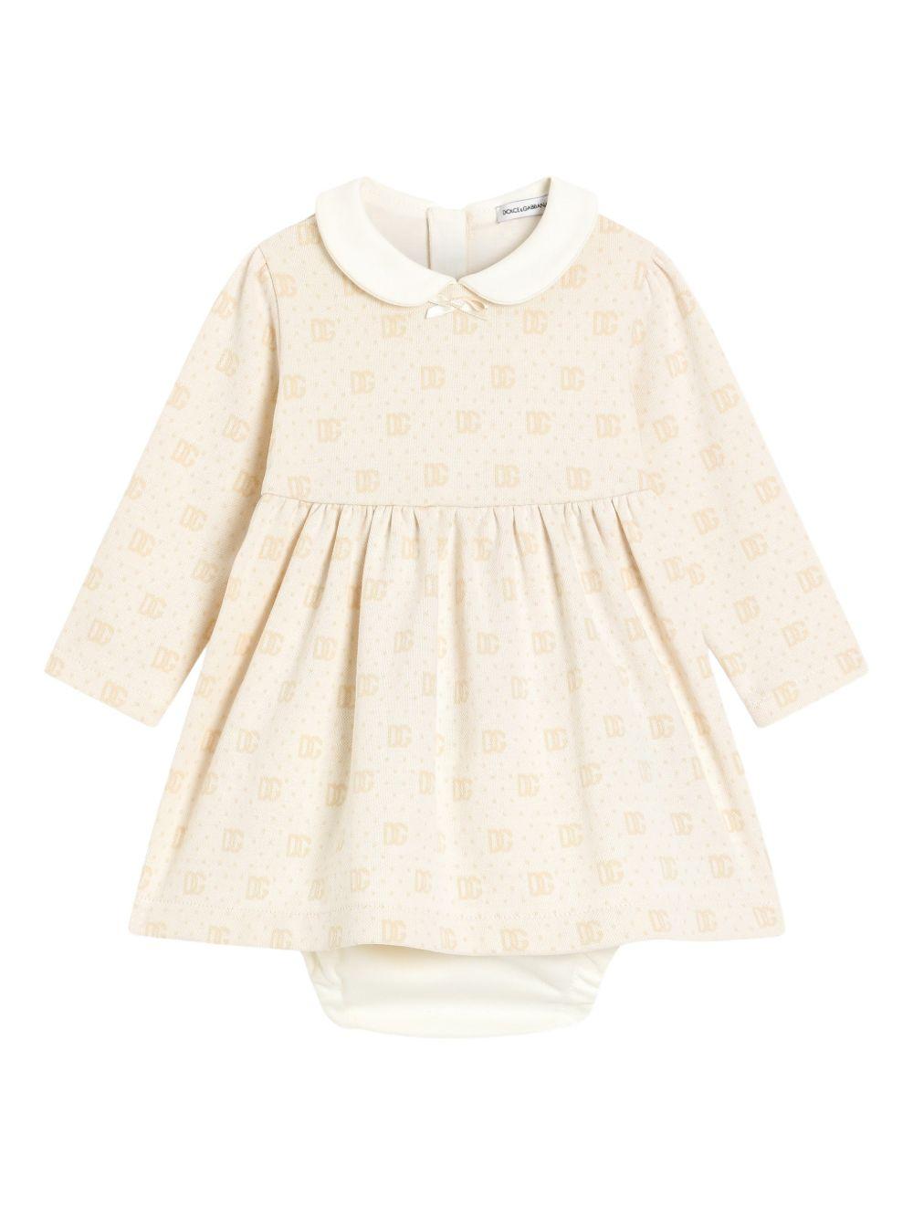 Abito rosa per neonata L2JDB3FJ7EA S9001 Dolce & Gabbana Kids 
