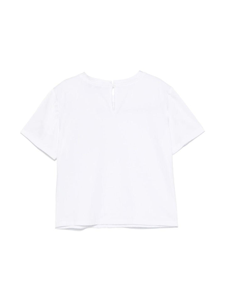 T-shirt bianca per bambina
