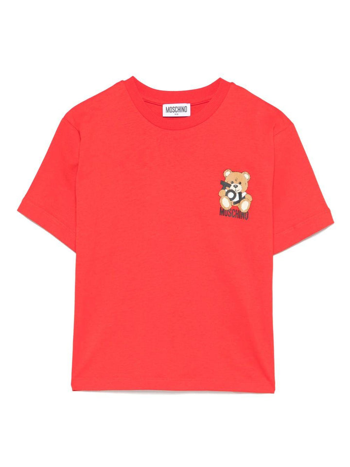 T-shirt rossa per bambino