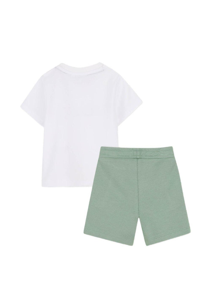 Completo sportivo bianco/verde per neonato J52851 64U Boss Kids 