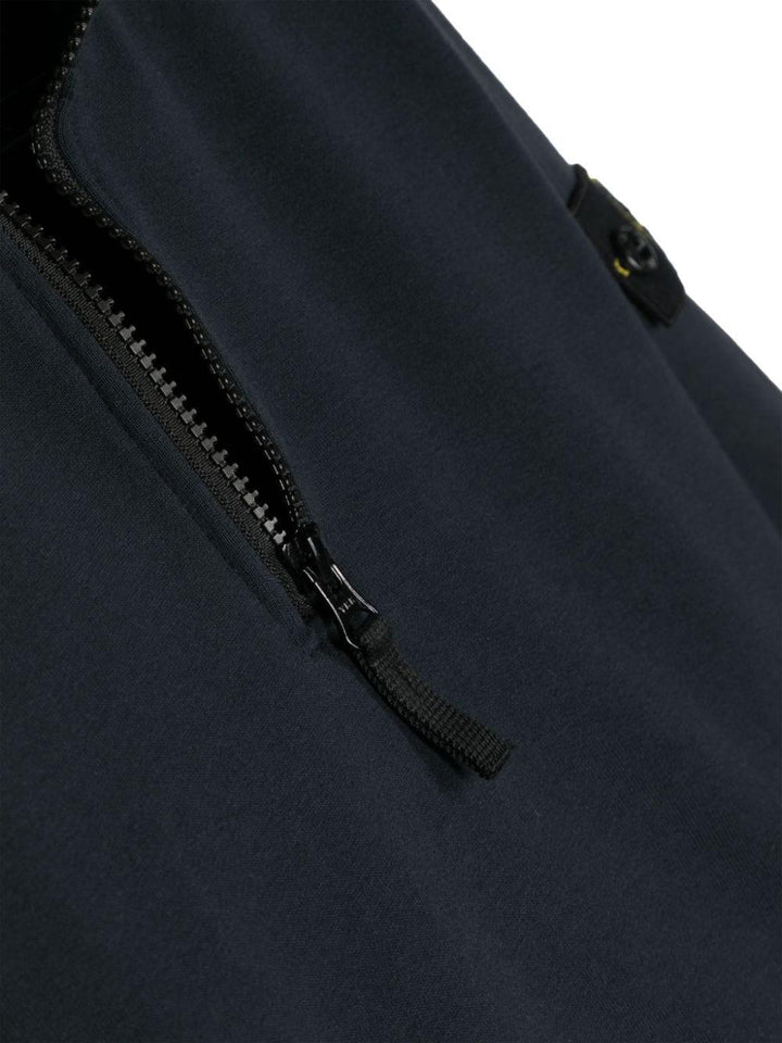 Blue sweatshirt for boys with logo