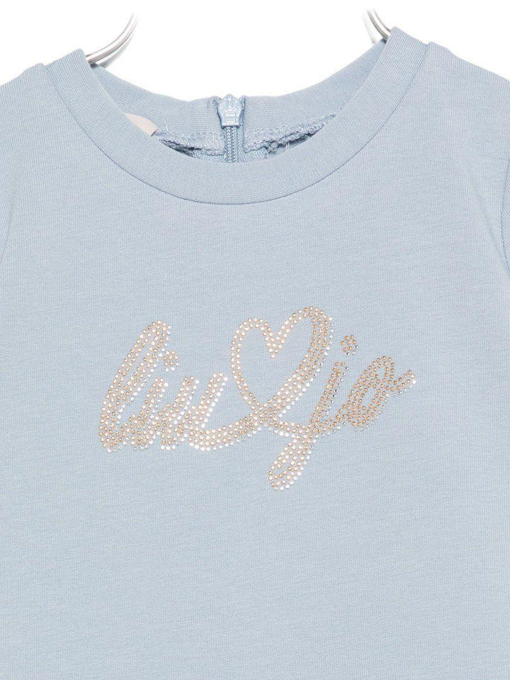 Abito blu polvere per neonato HF5036F0724 64010 Liu Jo 