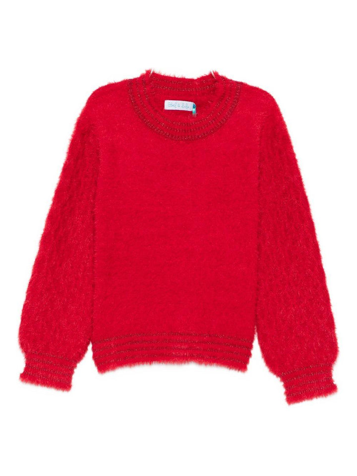 Maglione rossa per bambina 5827 071 Abel & Lula 