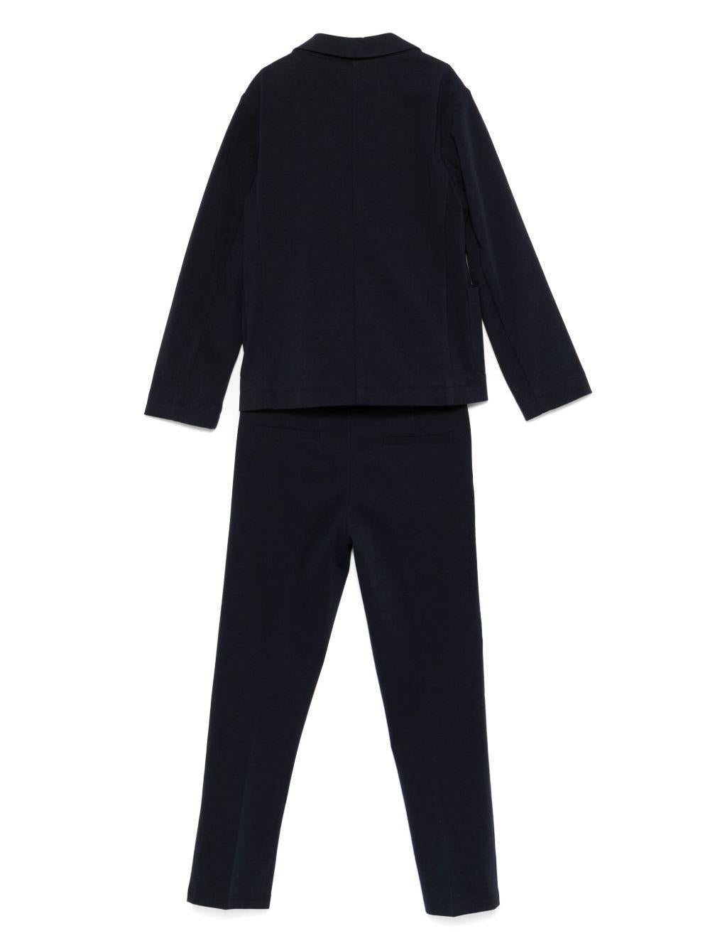 Completo elegante blu navy per bambino