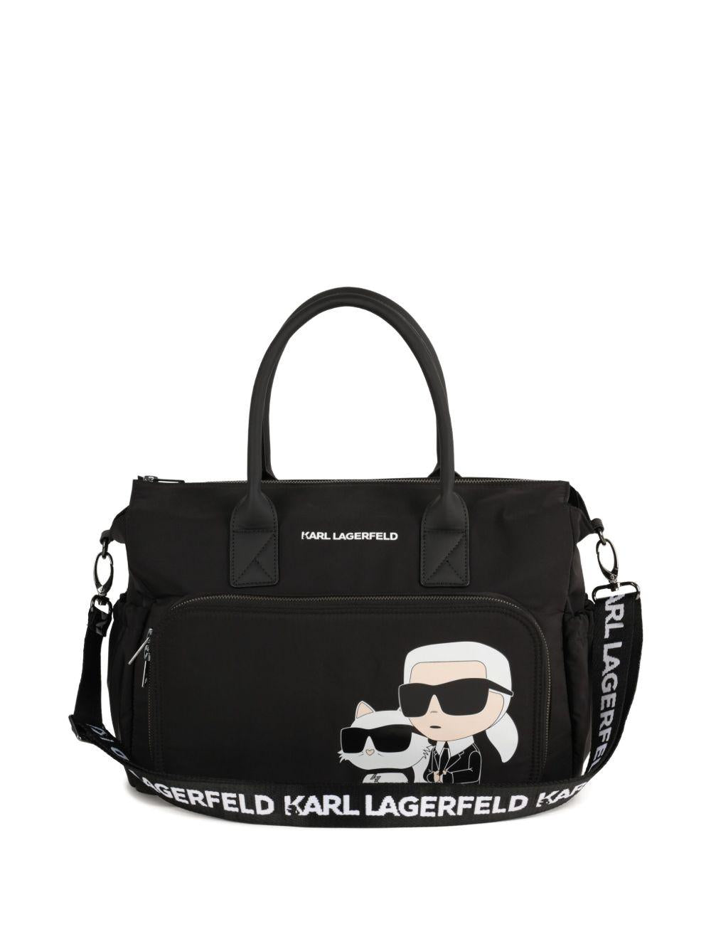 Borsa mamma nera Z31001 09B Karl Lagerfeld Kids 
