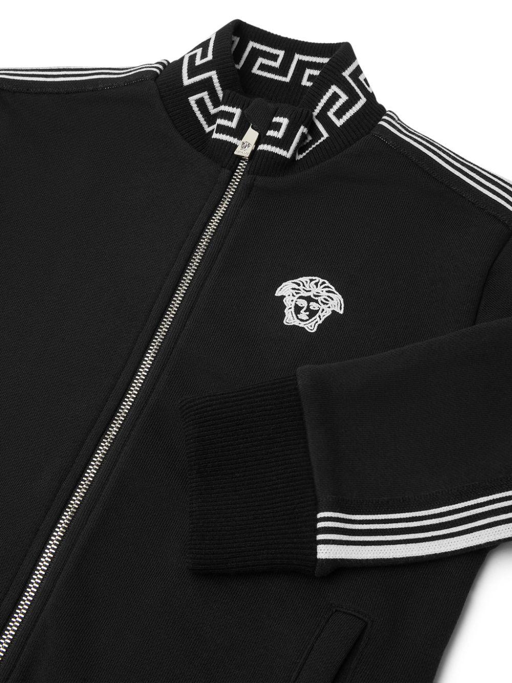 Black cotton sweatshirt for boys