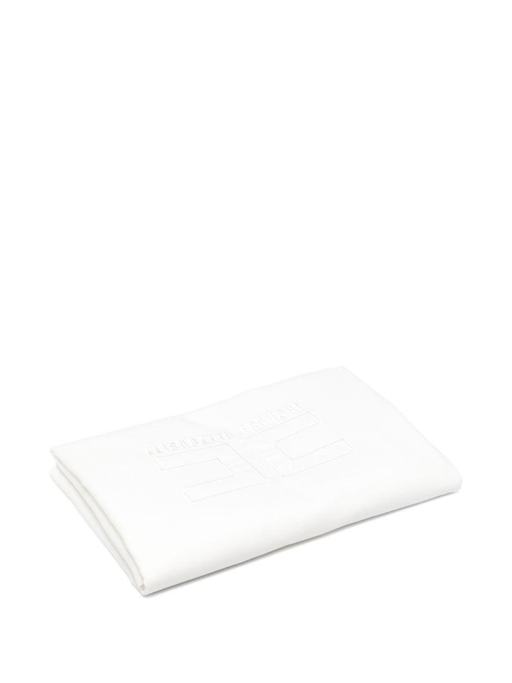 Lenzuolo bianco per neonato ENCO0870JF054 0004 Elisabetta Franchi Kids 