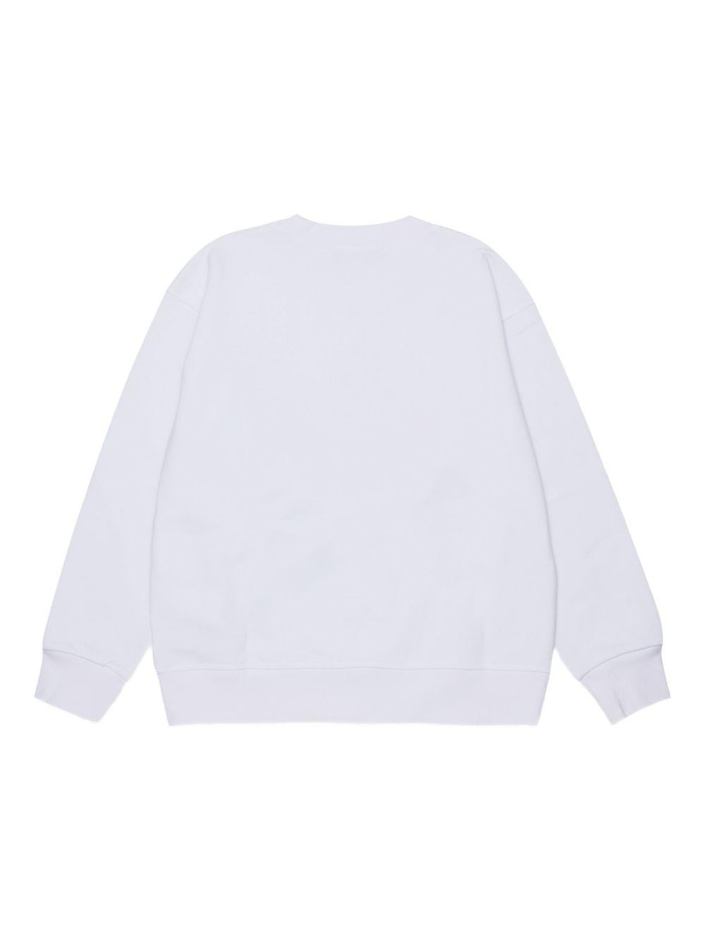 Felpa bianca per bambino DQ3193D0AGW DQ100 Dsquared2 Kids 