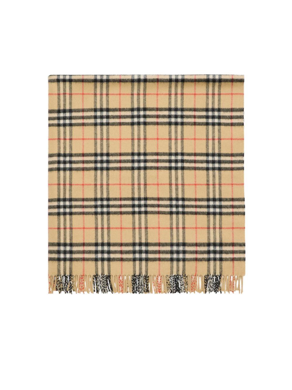 Coperta marrone/nero per neonato 8117406 B9368 Burberry Kids 