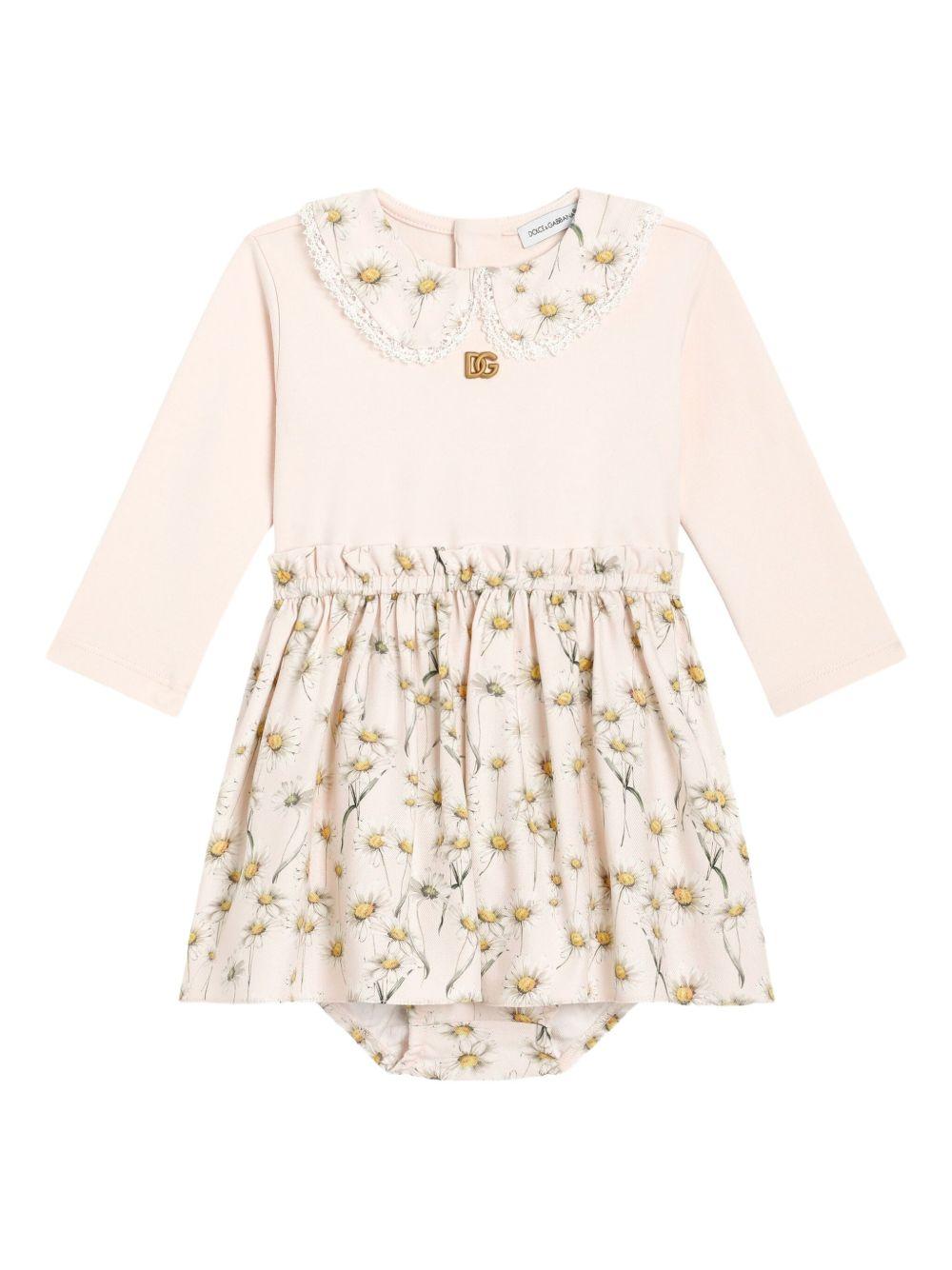 Abito rosa per neonata L2JDAOG7PJK S9000 Dolce & Gabbana Kids 