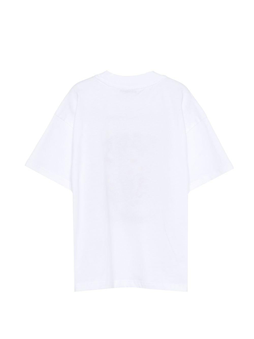 T-shirt bianca per bambina S6MSJGTH204 001 Msgm Kids 