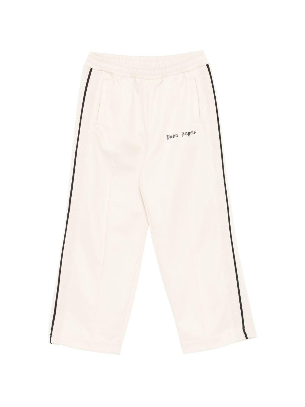 Pantalone bianco sporco per bambino PBCJ002S26FAB001 092 Palm Angels Kids 