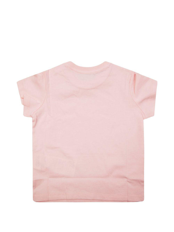 T-shirt rosa per neonata MUM04OLAA24 50209 Moschino Kids 