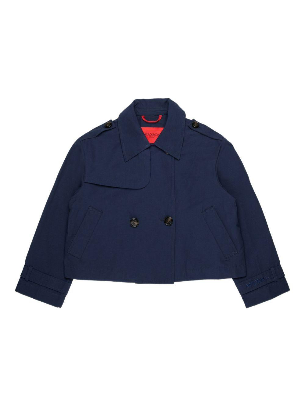 Giacca blu navy per bambina MX0281MX003 MX851 Max&co Kids 