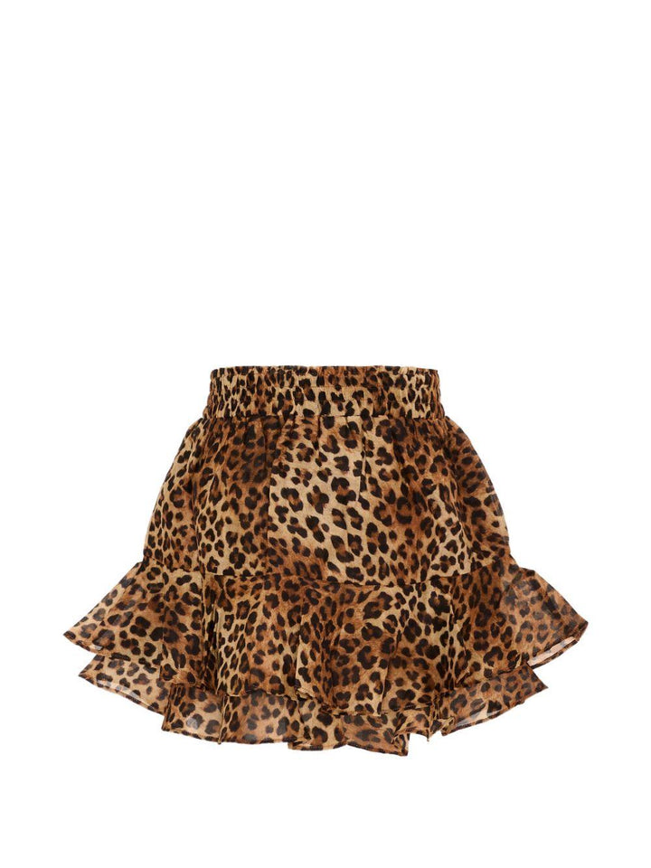 Gonna animal print per bambina EIV002 00168L MC2 Saint Barth Kids 