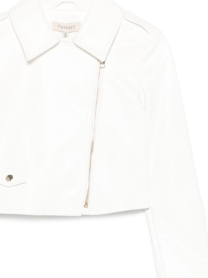 Giacca bianca per bambina 261GJ2053 00526 Twin Set 