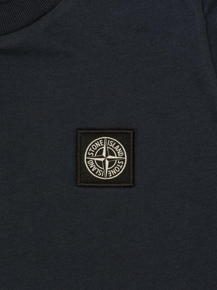 T-shirt blu navy per bambino 62100003S0047 V0020 Stone Island Kids 
