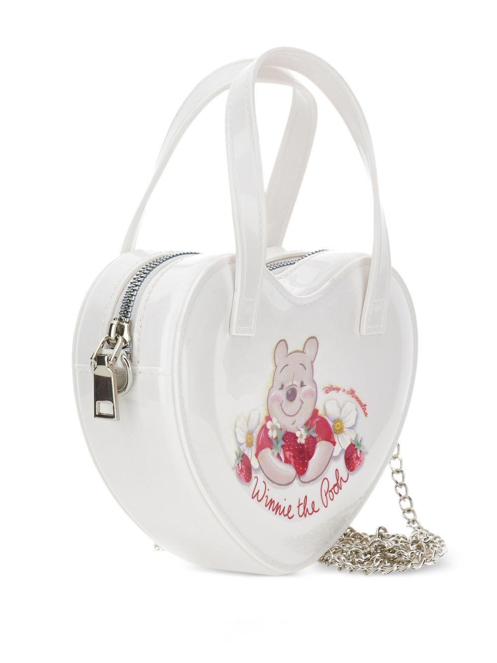 Borsa bianca per bambina 39G0067745 0084 Monnalisa Kids 