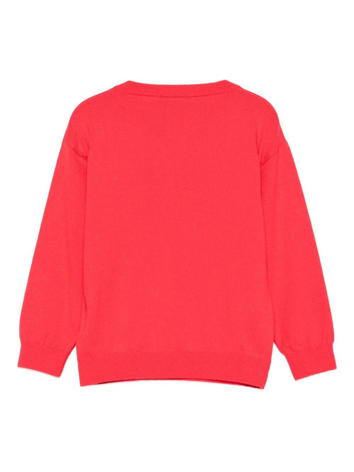 Maglione rosso per bambino HUW01ALHE43 50109 Moschino Kids 