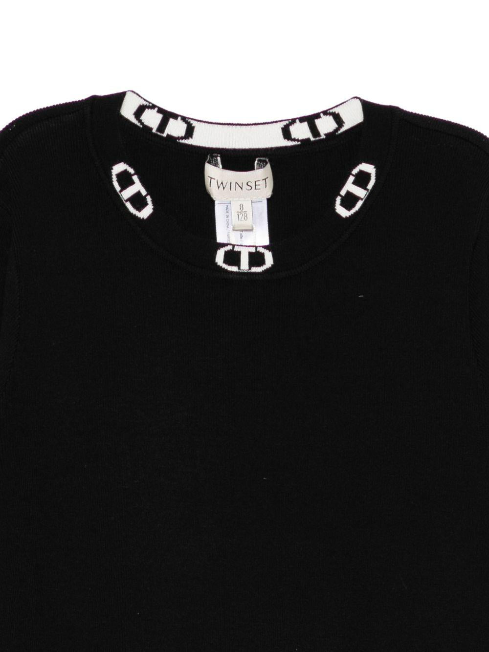 Abito nero per bambina 252GJ3101 11656 Twin Set 