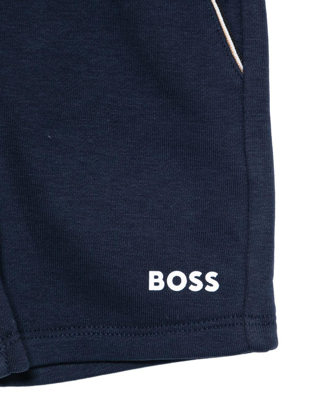 Completo bianco/blu navy per neonato J52847 849 Boss Kids 
