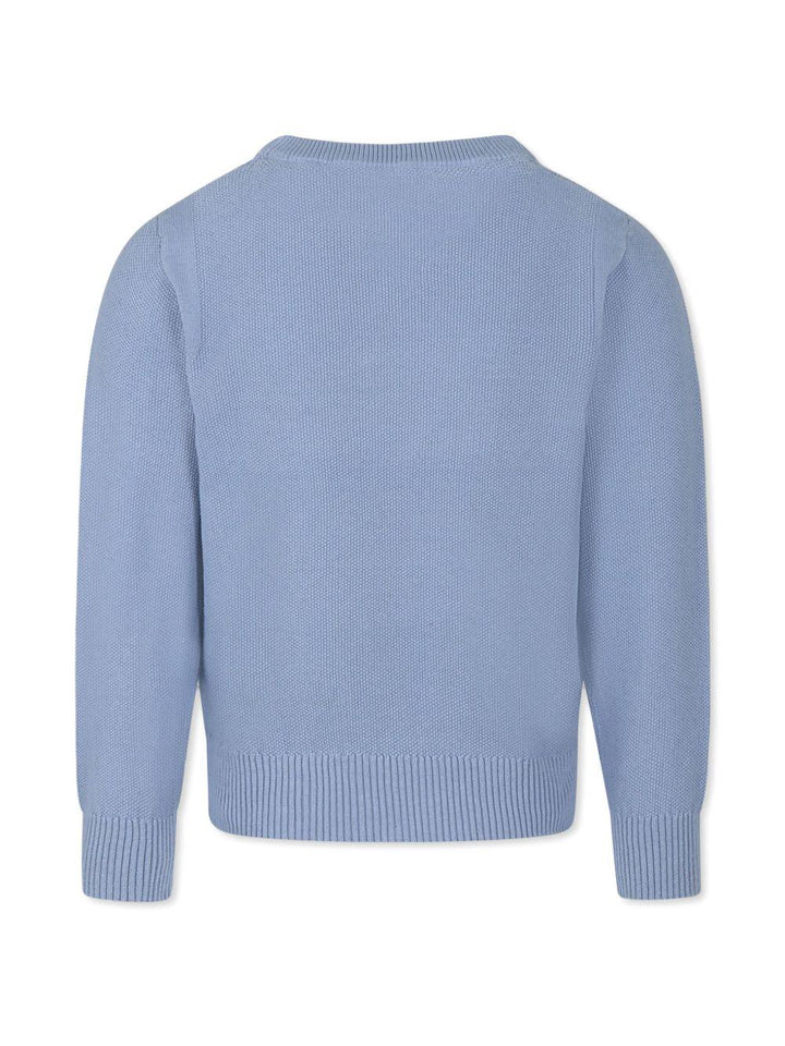 Maglione azzurro polvere per bambino