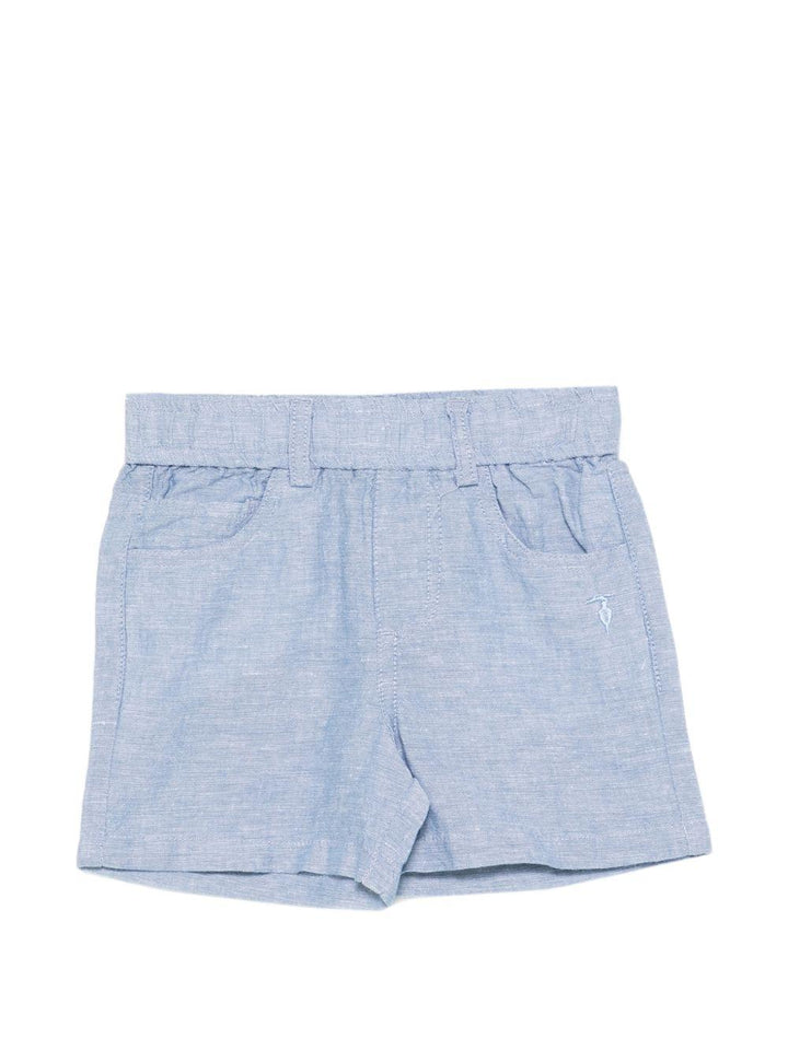 Bermuda azzurra per neonato TIP26039BE BLU Trussardi Kids 